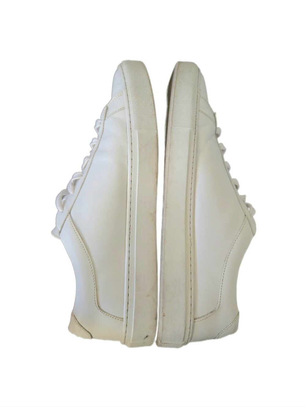 ◾️ Men's Koio Capri Triple White Leather Sneakers, Size 10 Made in Italy - Picture 6 of 11